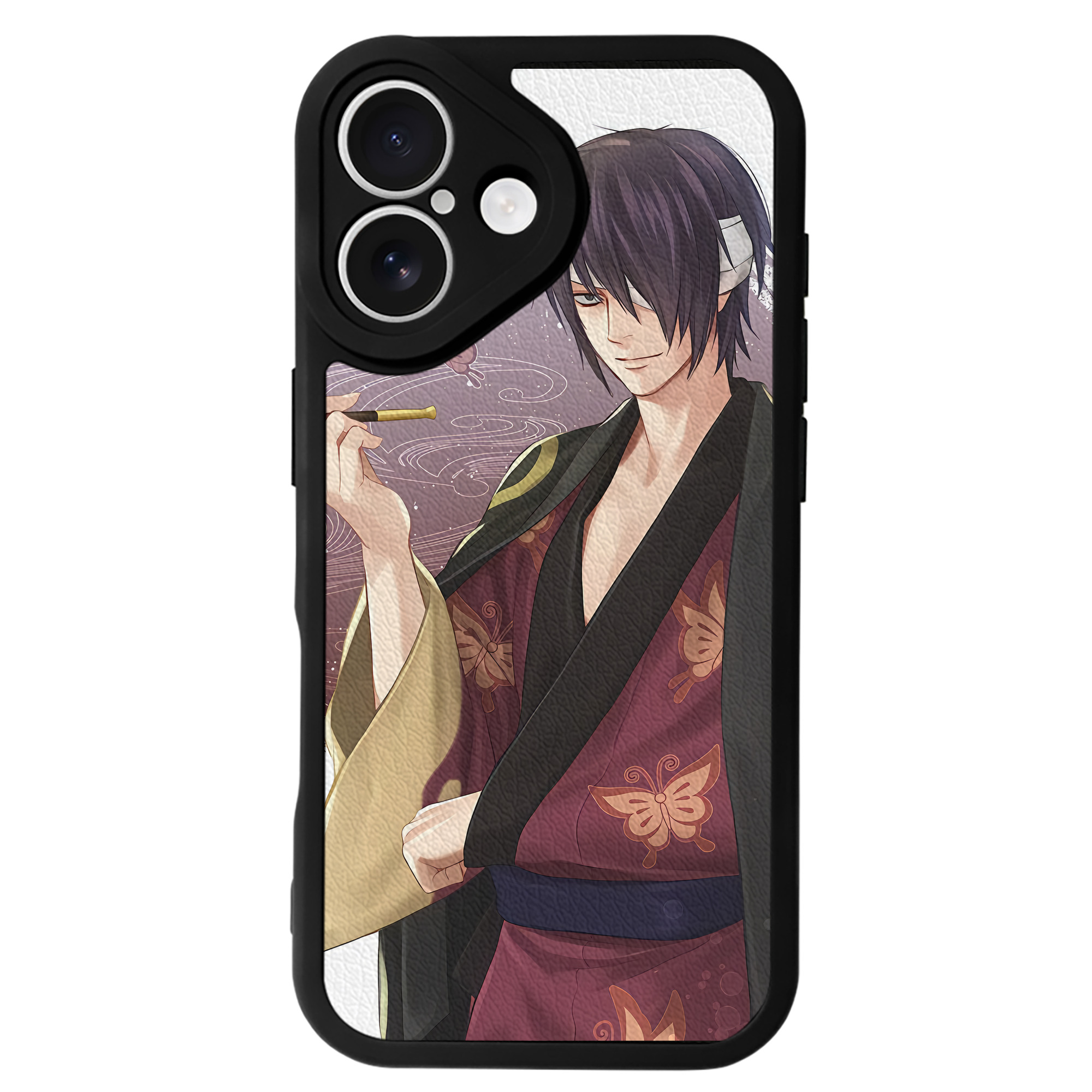 （画像用） 刀剣乱舞 Touken Ranbu 【iPhone 16シリーズ対応】シリコンスマホケース（レザー調） 材質：シリコン